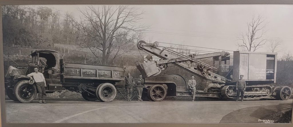 old photo of an old tow truck